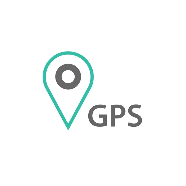 Gps Symbol Navigationssymbol Einfaches Design — Stockvektor
