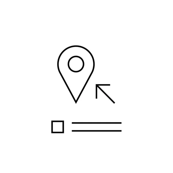 Gps Icon Navigation Symbol Simple Design — 스톡 벡터