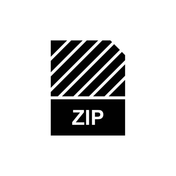 Όνομα Εγγράφου Επέκτασης Zip — Διανυσματικό Αρχείο