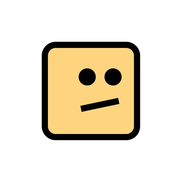 Emoji Face Ikona Vektorové Ilustrace Design — Stockový vektor