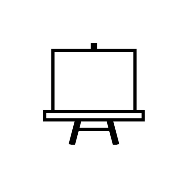 Blackboard Icon Vector Isolated White Background Your Web Mobile App — Stockvektor
