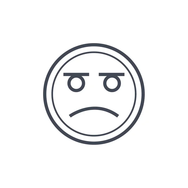 Desain Gambar Ikon Vektor Wajah Emoji - Stok Vektor