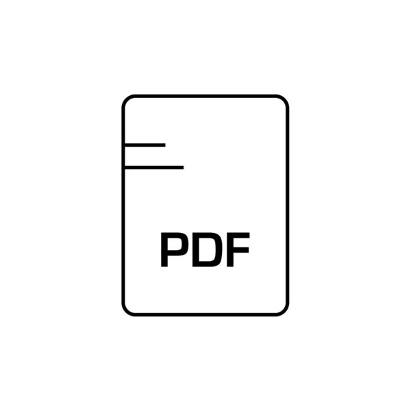 Значок Формату Файлів Векторні Ілюстрації — стоковий вектор