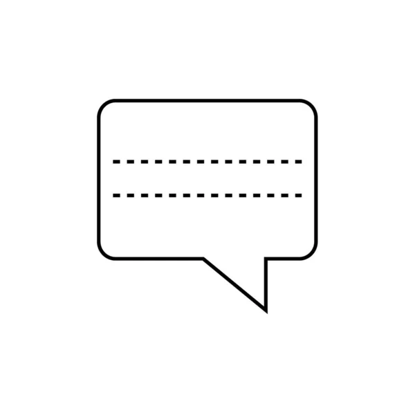 Sms Texto Ilustração Vetor Ícone Mensagens — Vetor de Stock
