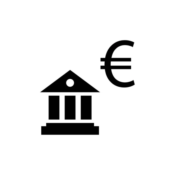 Icône Banque Illustration Vectorielle — Image vectorielle