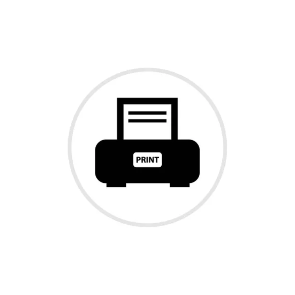 Printer Icon Vector Isolated White Background Your Web Mobile App — Stockvektor