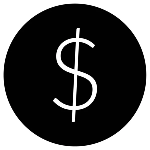 Dollarzeichen Einfache Illustration — Stockvektor