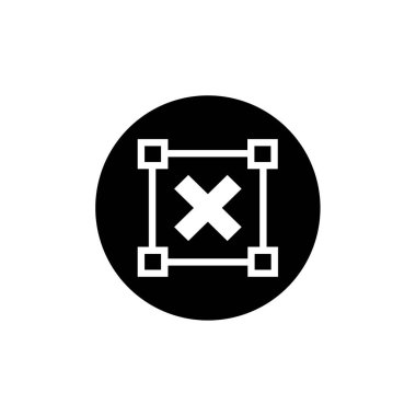 Modern b 'nin vektör illüstrasyonu eksik simgesi