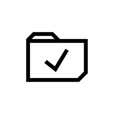 işaret simgesini işaretle, vektör illüstrasyonu  