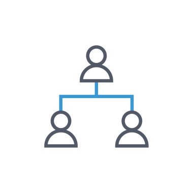 İnsan simgesinin vektör illüstrasyonu