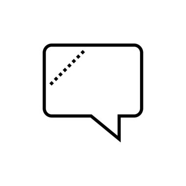 konuşma simge vektör çizim