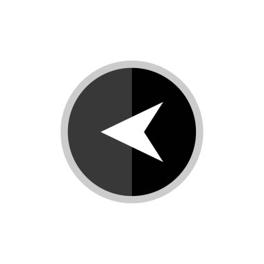 Basit ok simgesi vektör illüstrasyonu