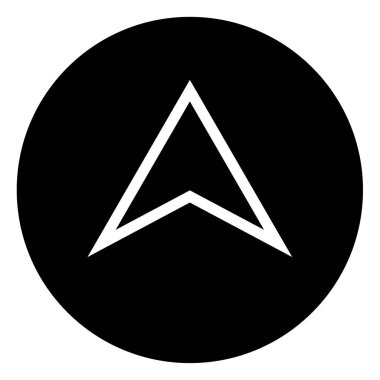 GPS Simgesi, Seyrüsefer Sembolü, Basit Tasarım 