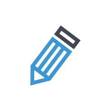 kalem simgesi vektör illüstrasyonu