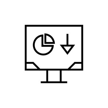 Bilgi Grafik simgesi vektör illüstrasyonu