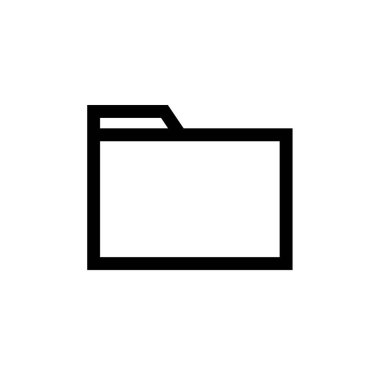 Dosya. Web simgesi basit illüstrasyon         