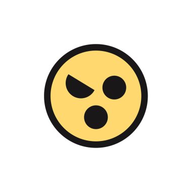 yüz simgesi, vektör illüstrasyonu