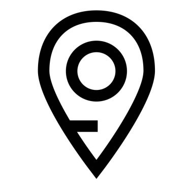 GPS Simgesi, Seyrüsefer Sembolü, Basit Tasarım 