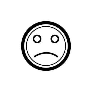 emoji yüz simgesi vektör çizimi tasarımı