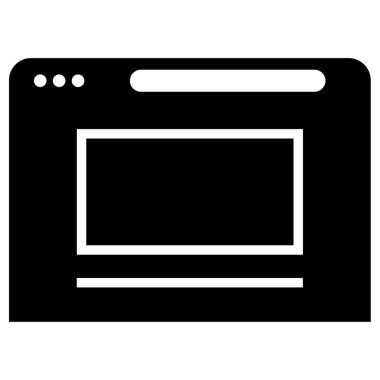 wirefram simgesi vektör illüstrasyonu