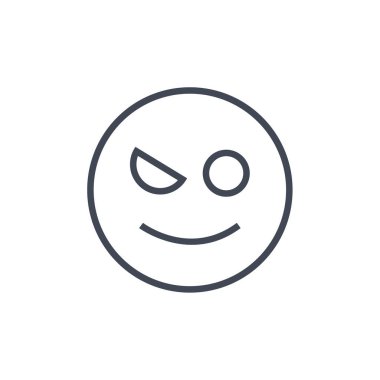 emoji yüz simgesi vektör çizimi tasarımı