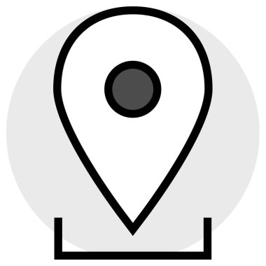 GPS Simgesi, Seyrüsefer Sembolü, Basit Tasarım 