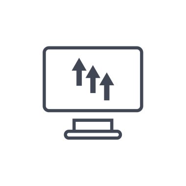 bilgisayar simgesi vektör illüstrasyonu