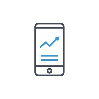 Cep telefonu hattı kutsal kişilerin resmi, vektör çizim