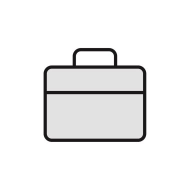 evrak çantası ikonu vektör illüstrasyonu