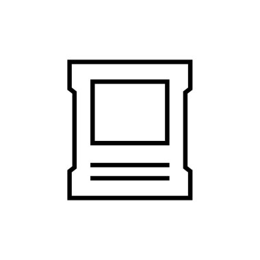 wirefram simgesi vektör illüstrasyonu