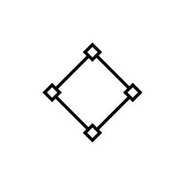 Modern b 'nin vektör illüstrasyonu eksik simgesi