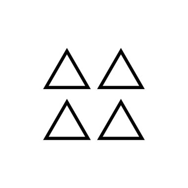 Bir yıldız simgesinin vektör illüstrasyonu