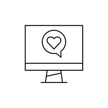 SMS & Metin Mesajlaşması ikon vektör çizimi