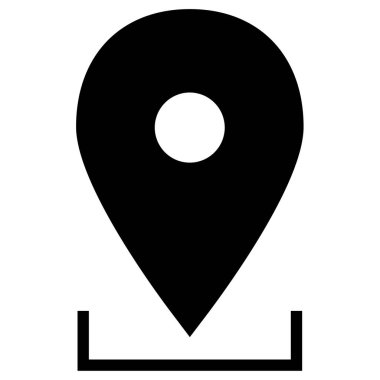 GPS Simgesi, Seyrüsefer Sembolü, Basit Tasarım 