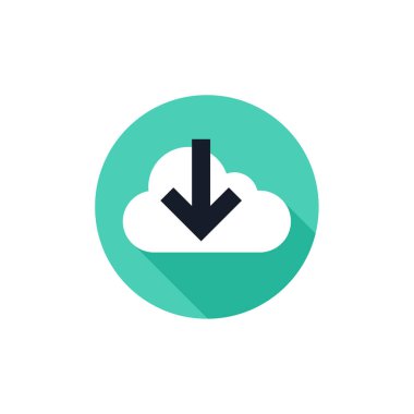 Ok simgesini indir. vektör illüstrasyonu