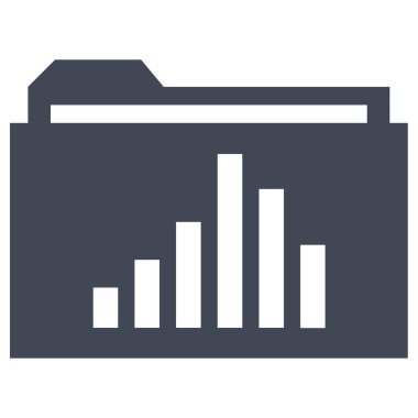 Dizin arşiv simgesinin vektör çizimi       