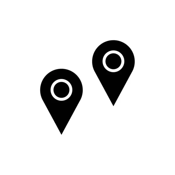 Location Simple Icon Vector Illustration — Stockvektor