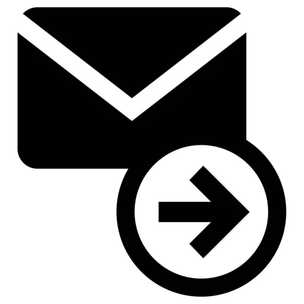 Mail Ikona Web Prosta Ilustracja — Wektor stockowy