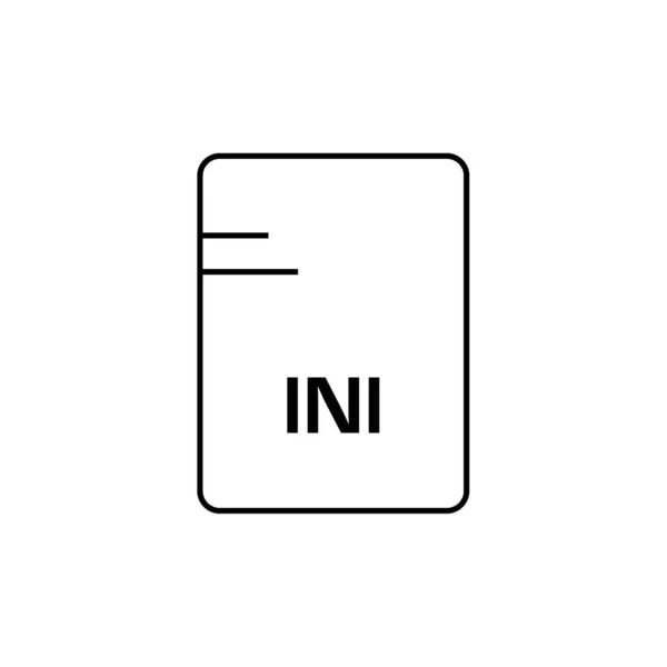Icône Format Fichier Illustration Vectorielle — Image vectorielle