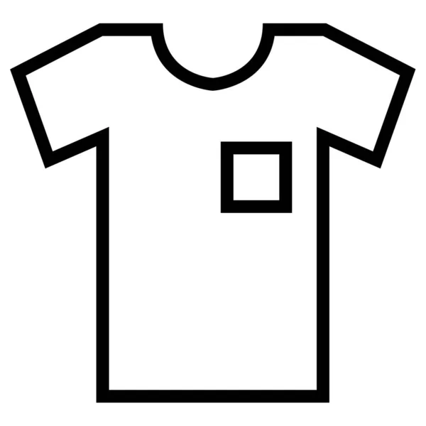 T恤衫 T恤衫等 简单的设计 — 图库矢量图片