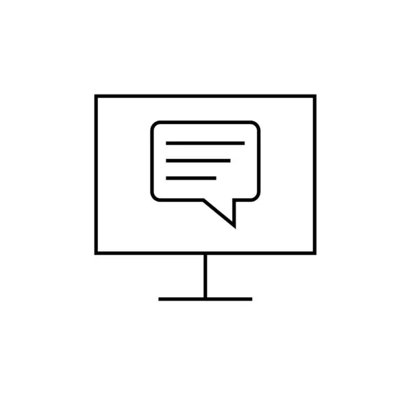 Sms Text Messaging Pictogram Vector Illustratie — Stockvector