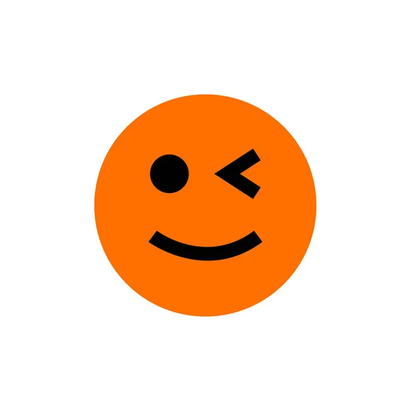 Emoji Ansikte Ikon Vektor Illustration Design — Stock vektor