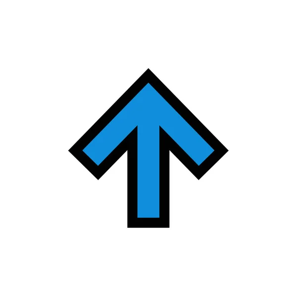 Arrow Web Icon Simple Illustration — Stock Vector