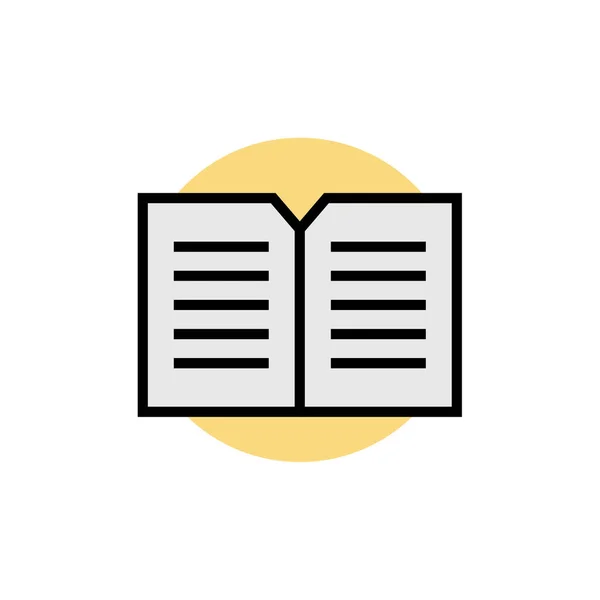 Open Book Icon Vector Illustration — Stock Vector