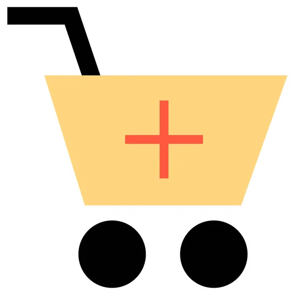 Alışveriş Web Simgesi Vektör Illüstrasyonu — Stok Vektör