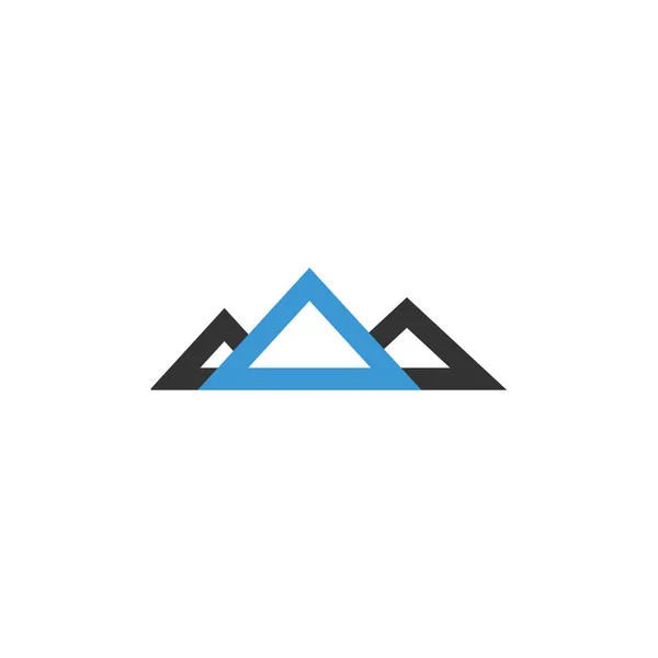 Mountain Logo Design Vector Template — Stock Vector
