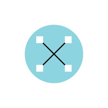 çapraz x simgesi, vektör illüstrasyonu