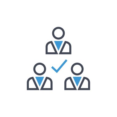 İşaret simgesini işaretle. vektör illüstrasyonu 