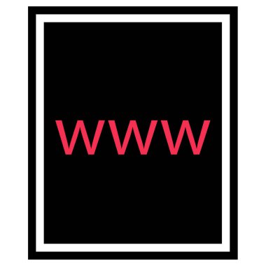 Fotoğraf için bir çerçevenin vektör illüstrasyonu