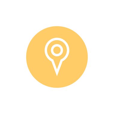 GPS Simgesi, Seyrüsefer Sembolü, Basit Tasarım 